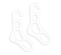 Herramienta de bordado de calcetines, 2 piezas para hacer ganchillo, bloque acrílico, principiantes, adultos, personas mayores, manualidades, hogar, oficina, pasatiempos, estudio, punto, formas