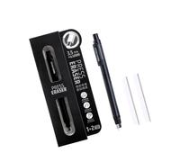 Herramienta de borrador retráctil estilo clic, construcción segura para niños, corrección detallada con punta de borrado, funda para bolígrafo, sin manchas