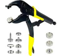 Herramienta de broches de presión para cubiertas de barcos alta resistencia metal Reparación de lonas de cubiertas de barcos (amarillo)