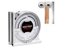 Herramienta de buscador de ángulos, detector magnético de ángulos | Precisión inclinometer Gauge Incline Finding for Construction Engineering Home Improvement Carpentry Projects for Precision Work