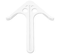 Herramienta de búsqueda central de madera ABS con posicionamiento ergonómico para redondos/cuadrados y proyectos, buscador central portátil de torno de madera