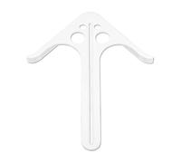 Herramienta de búsqueda central de madera ABS con posicionamiento ergonómico para redondos/cuadrados y proyectos, buscador central portátil de torno de madera
