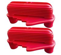 Herramienta de búsqueda de 2pcs Center, regla de búsqueda de centro ABS multifuncional, herramienta de medición para fábrica de muebles, entusiasta de la carpintería.