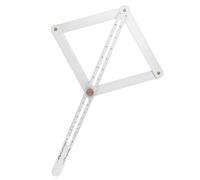 Herramienta de búsqueda de ángulos de aluminio de alta precisión con diseños gruesos fuertes, 2 tipos para proyectos de construcción de carpintería, buscadores de ángulos de escala transparente para