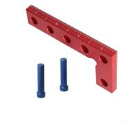 Herramienta de búsqueda de centro de aleación de aluminio con graduaciones métricas claras para mediciones precisas en carpintería, carpintería y prototipado (pulgadas)