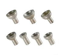 Herramienta de cabeza toro cerámica esférica, cabezal rectificado diamante cóncavo, rosca M10, diámetro 20-50 mm/25 mm (25 mm)(25mm)