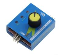 Herramienta de calibración de engranajes de dirección para modelos de aviones ESC y pruebas de motor con modos de ajuste manual automático y neutro
