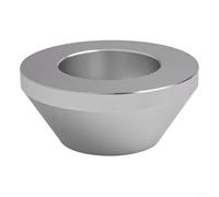 Herramienta de cambio de neumáticos de aluminio con cono de centrado para soluciones confiables de mantenimiento de vehículos (plata)