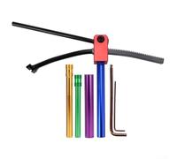 Herramienta de cambio de neumáticos de motocicleta, kit de extracción de ruedas todoterreno, rompedor de cuentas de neumático ajustable para ruedas de 16 a 21 pulgadas, hierros de neumáticos de