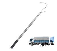 Herramienta De Camión Bed Buddy - Acero Inoxidable 150 Cm | Poste De Recuperación De Mercancías Robusto Con Gancho Telescópico | Varilla De Tracción Multifuncional Para Cama De Camión, Almacén
