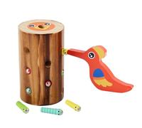Herramienta de Captura de de Madera - Woody Woody Woodpecker Herramienta de Juguete magnético Juego de alimentación de pájaros, Unidad de Aprendizaje única, novedoso maletín de Aprendizaje