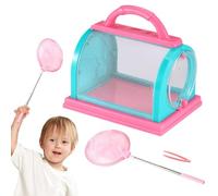 Herramienta de captura de , jaula de recogida de mariposas, juego de atrapador plegable interactivo, kit de observación apto para niños para exploración al aire libre, patio trasero, 7.6 x 6.7