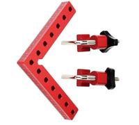 Herramienta de carpintería de 12 cm / 14 cm, ángulo recto, bloque de abrazadera cuadrada para marcos de fotos, cajones de gabinete, abrazadera profesional