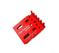 Herramienta de carpintería para medir tamaños de juntas y grosor del material con regla de dientes de sierra de aleación de aluminio (juego B)