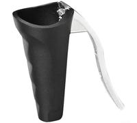 Herramienta de cascanueces de acero inoxidable de alta calidad para cáscaras duras, nueces, nueces, pecanas, diseño de palanca fácil de apretar, accesorio de cocina, 11,2 cm (negro 1)