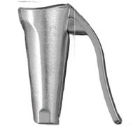 Herramienta de cascanueces de acero inoxidable de alta calidad para cáscaras duras, nueces, nueces, pecanas, diseño de palanca fácil de apretar, accesorio de cocina, 11,2 cm (plata 2)