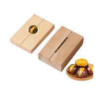 Herramienta de Cascanueces para Castañas,Descortizador Manual De Madera | Descortizador De Nueces,para Abrir Peeling y Descorticar Nueces Preparación de Snacks para el Hogar Cocina y el