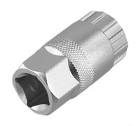 Herramienta de casete de bicicleta, removedor de volante de 12 dientes de acero de alto carbono con barra guía, para mantenimiento y reparación de anillos de bloqueo de cubo de bicicleta (estilo