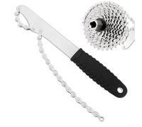 Herramienta de casete, herramienta de extracción de casete de rueda libre, llave portátil, extractor ergonómico para quitar ruedas libres y mantenimiento de reparación
