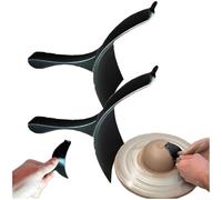 Herramienta de centrado de arcilla con diseño tipo rueda para ruedas de cerámica, ayuda a los alfareros a estabilizar la arcilla durante el proceso de centrado para un mayor control y una forma más