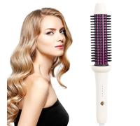 Herramienta de cepillo de iones de curador de cabello: peine de planchado térmico de 28 mm con enderezado de iones negativos | Pincel de rizo de peinado para salón spa hotel de hogar dormitorio de uso