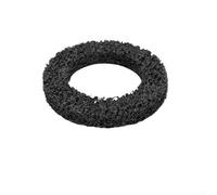 Herramienta de cepillo de limpieza para cubo de rueda de coche, kit de disco de pulido de 150 mm con adaptador para eliminación de óxido y descalcificación en superficies de metal, negro y azul (muela