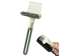 Herramienta de cepillo de pelo de limpieza profunda, sistema de limpieza de peine 2 en 1, diseño de dispositivo de depilación rápida, estilo de herramienta de limpieza de polvo de fácil agarre, uso de