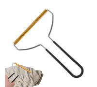 Herramienta de cepillo para pelusas e limpieza de mano de obra, ahorra tiempo, cepillo de eliminación de pelo de mascotas de metal, rascador de acero inoxidable duradero, dispositivo