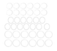 Herramienta de círculo de dibujo Pulsera impermeable de plástico Pintura Regla de medición redonda 12 círculos grandes 12 círculos pequeños 13 óvalos para artistas diseñadores