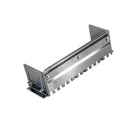 Herramienta de colocación de azulejos Paleta dentada de acero inoxidable Peine de mortero Ancho ajustable Altura para distribución del adhesivo Paleta de enlucido de acero inoxidable