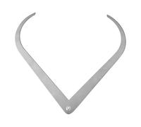 Herramienta de compás de arcilla | Herramienta de cerámica y alfarería en ángulo - Escultura de acero inoxidable Moldes Trimmer Herramientas para tallar para mujeres y hombres