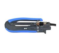 Herramienta de compresión coaxial - Herramienta ergonómica multiusos para crimpar cables - Herramienta portátil para crimpar cables, Pinza para cables coaxiales Cable de TV Multifunción RG59 RG6 Pinza
