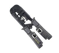 Herramienta de compresión de alambre multiherramienta, alicates de prueba, pelacables, pelacables, RJ11, RJ12, RJ45, cortaúñas de cable