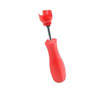 Herramienta de compresor de resorte de freno con arandela de sujeción para reparación de frenos de tambor de coche e instalación de zapatas de freno traseras (rojo)