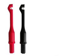 Herramienta de comprobador de diagnóstico automotriz, paquete de 2 clips de sonda de perforación de alambre electrónico para pruebas de potencia y reparación de cables con conector banana hembra de 4