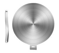 Herramienta de conducción de calor, placa adaptadora de inducción de acero inoxidable con mango extraíble, utensilios de cocina, disco distribuidor de calor
