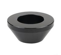 Herramienta de cono de cambiador de neumáticos de aluminio para centrado preciso de la rueda en el mantenimiento del vehículo (negro)