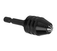 Herramienta de conversión de portabrocas sin llave, portabrocas, adaptador de cambio de portabrocas pequeño, 0.3-6.5 mm, portabrocas hexagonal de 1/4", portabrocas sin llave, para