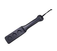 Herramienta de coqueteo de cuero BDSM para adultos,raqueta de piel,juguetes sexys,juego íntimo de castigo SM,azotes para parejas,coqueteo para mujeres y hombres,color negro,talla única