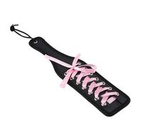 Herramienta de coqueteo de cuero BDSM para adultos,raqueta de piel,juguetes sexys,juego íntimo de castigo SM,azotes para parejas,coqueteo para mujeres y hombres,rosa,talla única