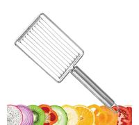 Herramienta de corte de alimentos Zuntsutock - Cortador de tomate, corte manual | Cortador fino para huevos duros - procesador de queso, herramienta de rebanada de tomate con un mango