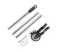Herramienta de corte de bordes manual con rueda, cortadora de césped giratoria, tijeras de borde de césped para aceras de jardín (1,2 m)