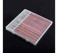Herramienta de corte de madera con 12 piezas con cuchillas de acero de alto carbono bajas, mango cómodo para pequeñas artesanías, ideal para carpintería, arcilla y gancho de cera talla