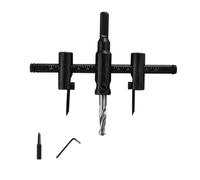 Herramienta de corte de placas de yeso ajustable de alto rendimiento, diseño de ajuste rápido y agarre cómodo, adecuado para agujeros de 30 a 300 mm, cortador manual profesional