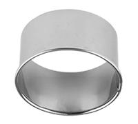 Herramienta de corte de repostería de acero inoxidable para repostería y pastelería de acero inoxidable | Anillos de cortador de donut reutilizables, moldes profesionales para cortar pasteles
