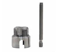 Herramienta de corte de rosca de fontanería, juego de troqueles de rosca de metal para rosca externa interna PPR PVC cortador de tuberías con 4 puntos 20 mm 6 puntos 25 mm sistema de roscado (20 mm +