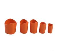 Herramienta de corte de sillín de tubo, guía de marcado precisa para tubos redondos de 20-200 mm, kit de diseño para soldadura de fontanería para HVAC, para plantilla de cuero artificial duradera (20