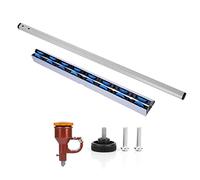 Herramienta de Corte de Vidrio de Diamante de Alta Resistencia de 60 Cm con Cortador de Rodillo en Forma de T Autolubricante para Corte de Precisión, Perfecta para Proyectos de