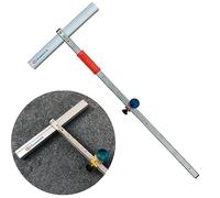 Herramienta de corte de vidrio en forma de T con aceite automático, barra de hoja de aleación de aluminio grueso, escala de acero duro, para vidrio grueso, vidrio en T, corte de azulejos