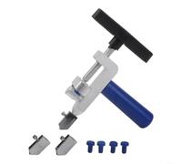 Herramienta de corte de vidrio y azulejos 2 en 1, diseño de rodillo con guía de alineación, mango ergonómico y construcción de metal